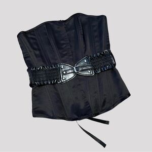 Charlotte Russe Black Corset with Belt